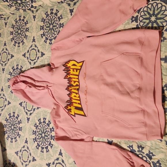Pink Thrasher hoodie small - Picture 2 of 4